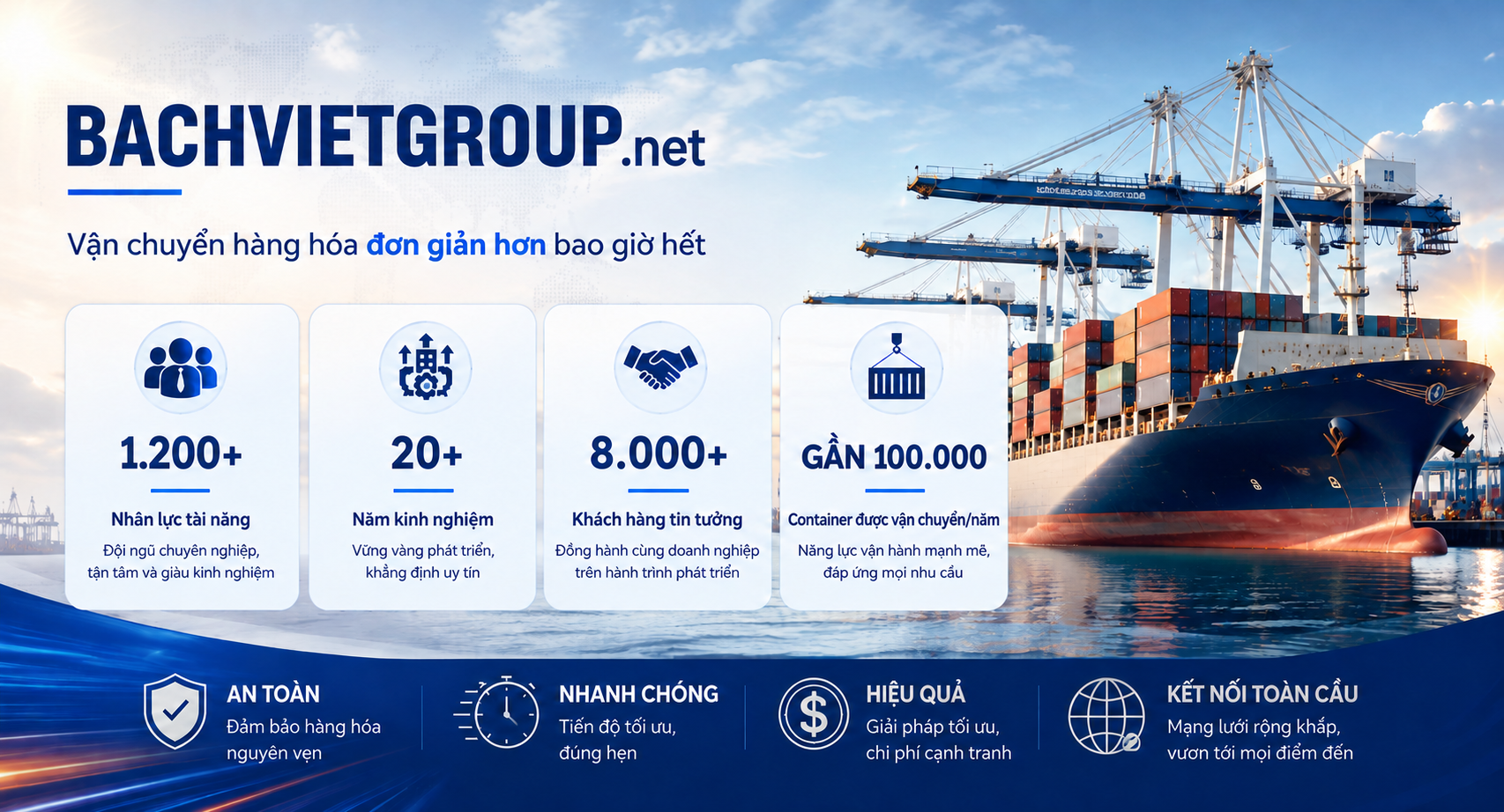 BACHVIETGROUP.net - VẬN CHUYỂN DỄ DÀNG HƠN BAO GIỜ HẾT